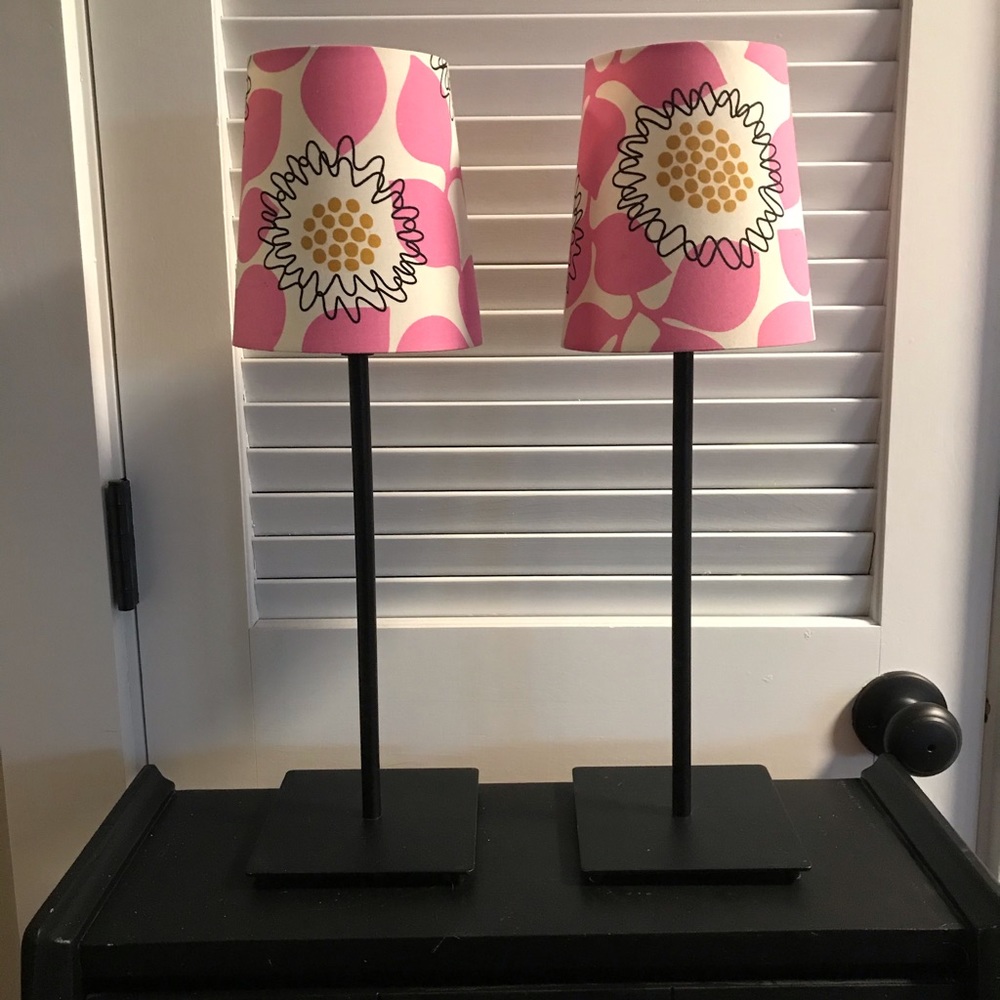 Set of Lamps with Shades